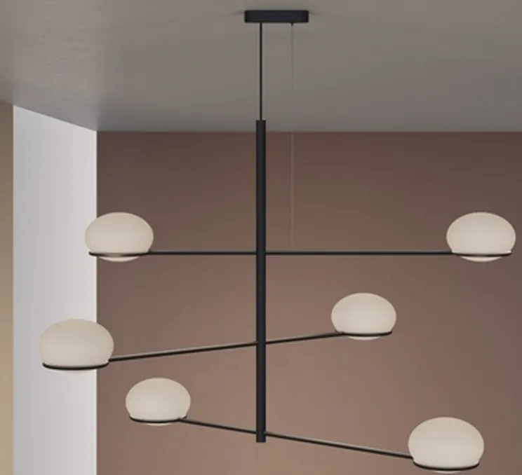 Lustre, Suspension, Coco, noir, Ø130cm, H82cm - LEDs C4