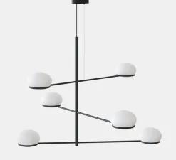 Lustre, Suspension, Coco, noir, Ø130cm, H82cm - LEDs C4