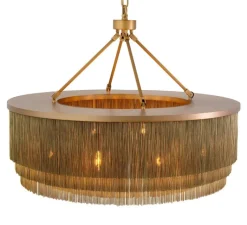 Suspension*Eichholtz Lustre, Tissot L, , Ø90cm, H61cm- laiton antique