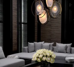 Suspension*Eichholtz Lustre, Vincente, , L43cm, H58cm - bronze