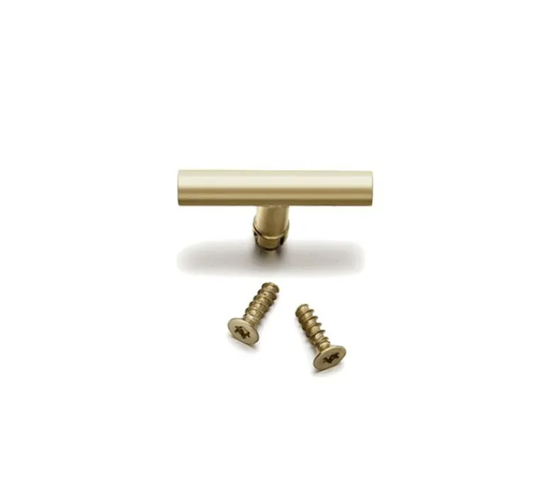 Interrupteur*Fontini Manette pour interrupteur, Do Low, Simple, Laiton doré satiné, L4,3cm, H4,3cm -