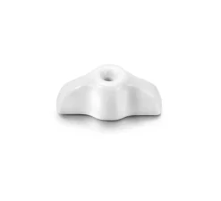 Interrupteur*Fontini Manette pour interrupteur, Garby & Garby Colonial, Simple, Rétro porcelaine blanche, L4,3cm, H1,3cm -