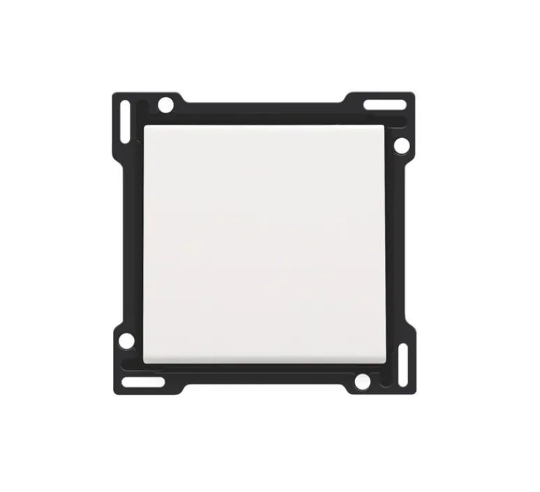 Interrupteur*Niko Manette pour interrupteur, Intense et Pure, Simple, Lunar white coated, Interrupteur x1, L5,6cm, H5,6cm -