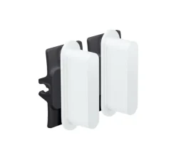 Interrupteur*Niko Manette pour interrupteur, Rocker, Simple, Steel white coated, Interrupteur x2, L5,5cm, H5,5cm -