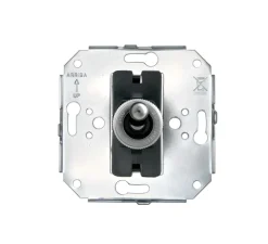 Interrupteur*Fontini Mécanisme, 1950, Simple, Va-et-vient x1, Chrome, L9,1cm, H12,5cm -