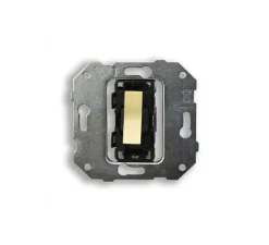 Mécanisme, Bridge, Simple, Interrupteur simple, Permutateur x1, Or mat, L8,5cm, H8,5cm - Font Barcelona