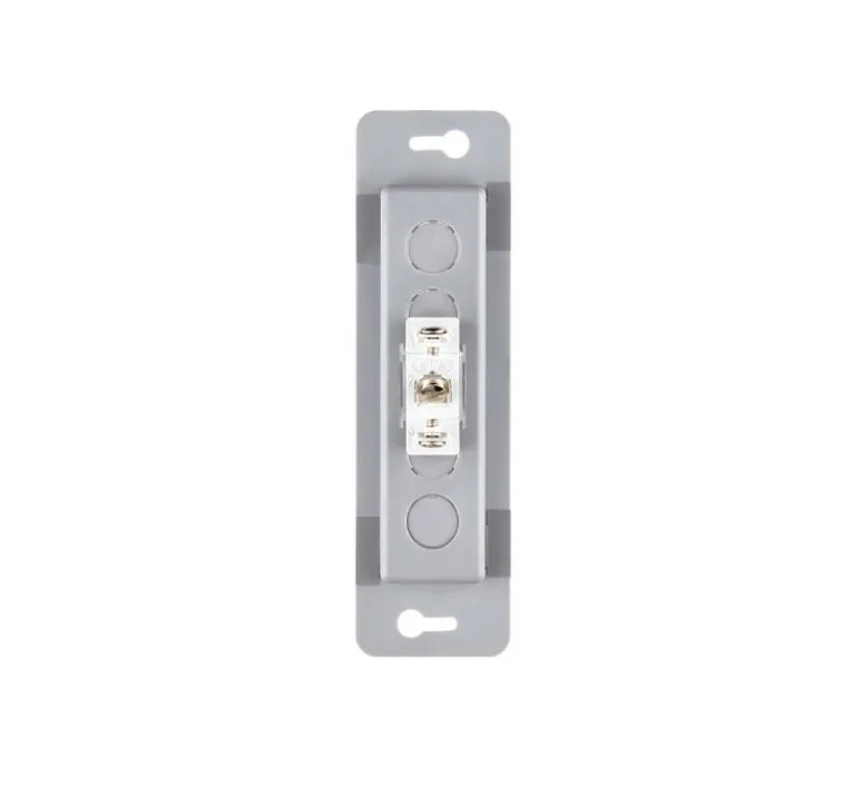 Interrupteur*Modelec Mécanisme, Confidence, Etroit-long, Poussoir x1, Laiton, L3,5cm, H12cm -