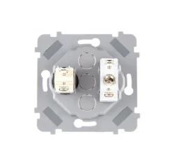 Mécanisme, Confidence, Poussoir x1 et Push x1, Noir, L3,5cm, H12cm - Modelec