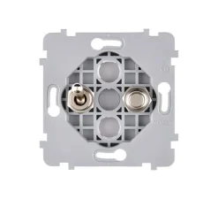 Mécanisme, Confidence, Simple, Va-et-vient x1 et Bouton Push x1, Acier, L3,5cm, H12cm - Modelec