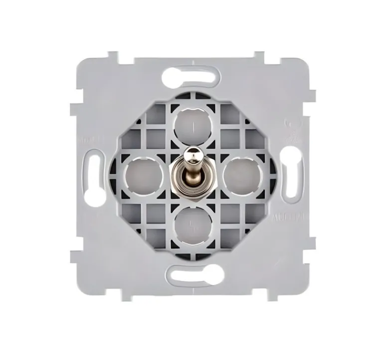 Interrupteur*Modelec Mécanisme, Confidence, Simple, Va-et-vient x1, Acier, P3,5cm, H12cm -