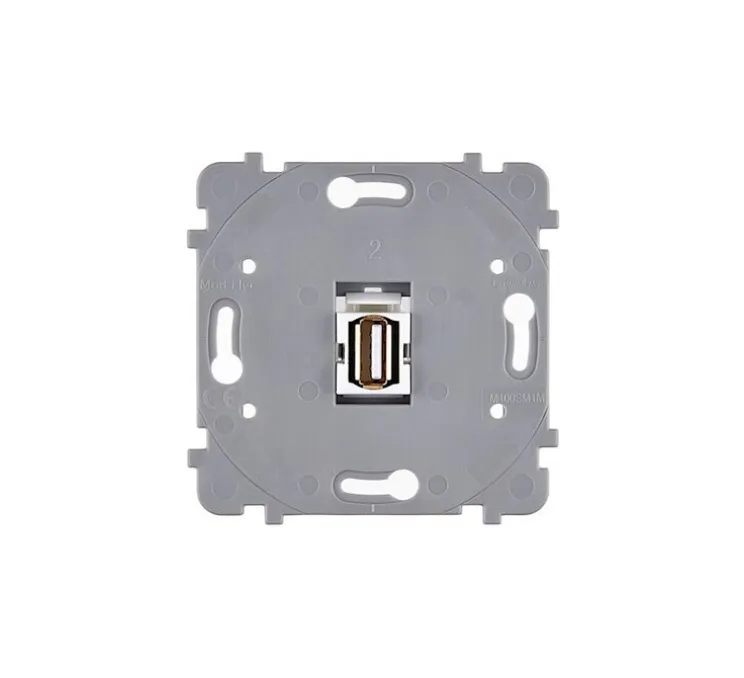 Mécanisme, Confidence, Simple, Prise-USB data x1, L7,5cm, H7,5cm - Modelec