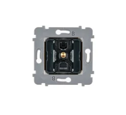 Mécanisme, Confidence, Simple, Interrupteur simple, Va-et-vient ou poussoir x1, Laiton, L7,5cm, H7,5cm - Modelec