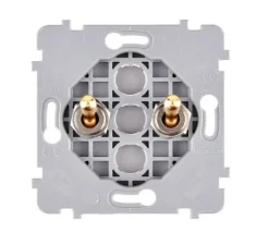 Mécanisme, Confidence, Simple, Poussoir x2, Doré, L3,5cm, H12cm - Modelec