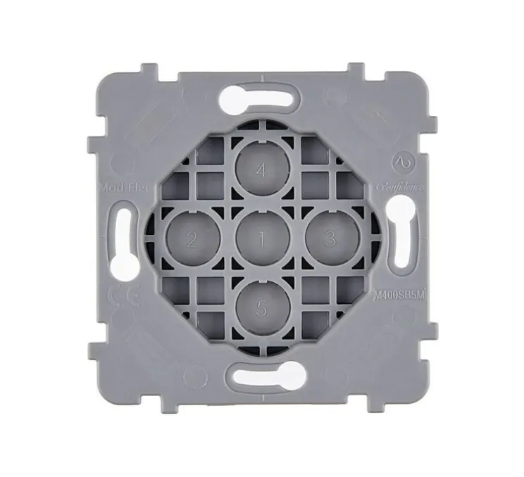 Mécanisme, Confidence, Simple, Sortie de câble x1, L7,5cm, H7,5cm - Modelec