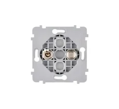 Interrupteur*Modelec Mécanisme, Confidence, Simple, Poussoir x1 et Push x1, Acier, L3,5cm, H12cm -