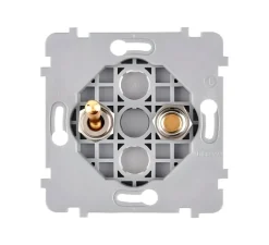 Interrupteur*Modelec Mécanisme, Confidence, Simple, Va-et-vient x1 et Bouton Push x1, Doré, L3,5cm, H12cm -