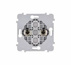 Interrupteur*Modelec Mécanisme, Confidence, Simple, Va-et-vient x1 et Poussoir x1, Noir, L3,5cm, H12cm -