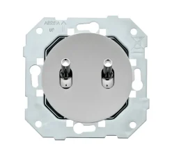 Mécanisme, DOM, Simple, Poussoir x2, Aluminium, L7,1cm, H7,1cm - Fontini