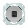 Mécanisme, DOM, Simple, Prise-RJ45 x1, Aluminium, L7,1cm, H7,1cm - Fontini