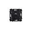 Prise*Modelec Mécanisme, Désir, Simple, Prise-RJ45 Cat6A blindé noir x1, L7,5cm, H7,5cm -
