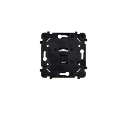 Prise*Modelec Mécanisme, Désir, Simple, Prise-RJ45 Cat6A blindé noir x1, L7,5cm, H7,5cm -