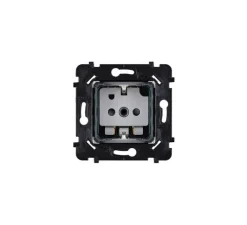 Prise*Modelec Mécanisme, Désir, Simple, Prise-Schuko x1, Blanc, L7,5cm, H7,5cm -