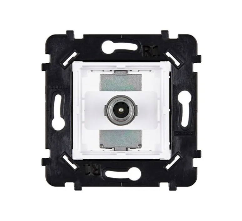 Prise*Modelec Mécanisme, Désir, Simple, Prise-TV x1, L7,5cm, H7,5cm -