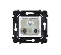 Mécanisme, Désir, Simple, Prise TV-FM-SAT, L7,5cm, H7,5cm - Modelec