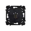 Prise*Modelec Mécanisme, Désir, Simple, Prise-HDMI x1, L7,5cm, H7,5cm -