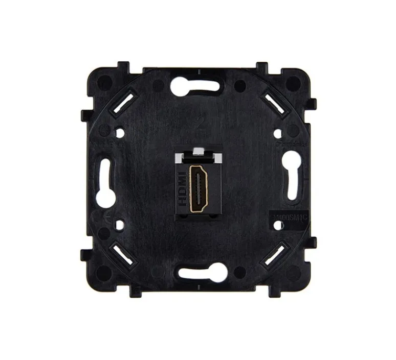 Prise*Modelec Mécanisme, Désir, Simple, Prise-HDMI x1, L7,5cm, H7,5cm -