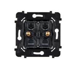 Mécanisme, Désir, Simple, Volet roulant poussoir x2, Laiton, L7,5cm, H7,5cm - Modelec