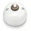 Mécanisme, Garby, Poussoir x1, Porcelaine blanc, L6,6cm, H6,6cm - Fontini