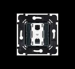 Mécanisme, Hitera, Simple, Va-et-vient ou poussoir x1, Blanc, L7,5cm, H7,5cm - Modelec