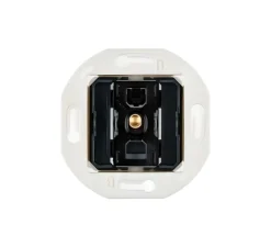 Mécanisme, Iris, Rond, Interrupteur x1, Va-et-vient ou poussoir, Doré, L7,5cm, H7,5cm - Modelec