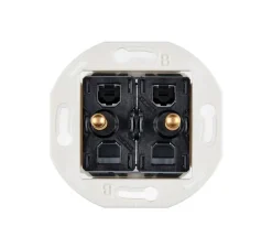 Mécanisme, Iris, Simple, Volet roulant x2 va-et-vient, Laiton, L7,5cm, H7,5cm - Modelec