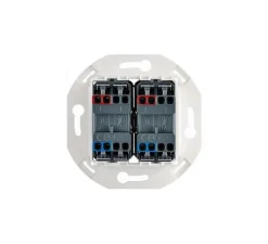 Mécanisme, Iris, Simple, Volet roulant x2 va-et-vient, Laiton, L7,5cm, H7,5cm - Modelec