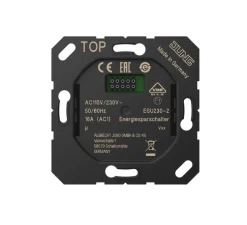 Mécanisme, LS 990, Simple, Noir, Economiseur d'énergie pour interrupteur carte hôtel, L8,5cm, H6,7cm - Jung