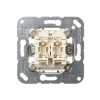 Interrupteur*Jung Mécanisme, LS 990, Simple, Poussoir x2, L7cm, H7cm -