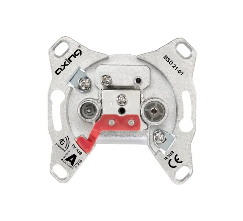 Prise*Jung Mécanisme, LS 990, Simple, Prise TV-FM-SAT x1, L7cm, H7cm -