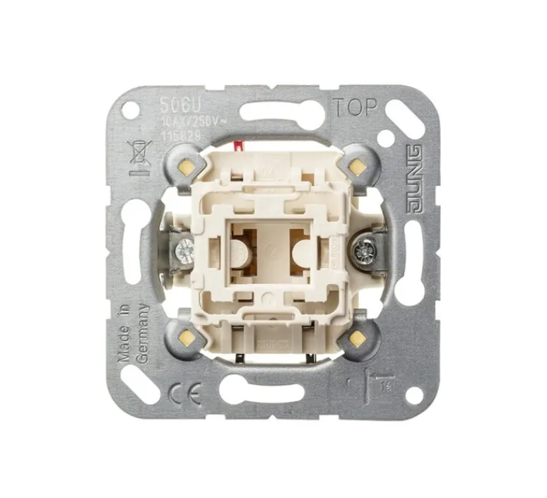 Interrupteur*Jung Mécanisme, LS 990, Simple, Va-et-vient x1, L7cm, H7cm -