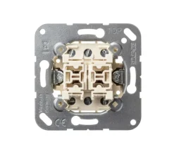 Mécanisme, LS 990, Simple, Va-et-vient x1, Poussoir x1, L7cm, H7cm - Jung