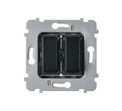 Mécanisme, M, Simple, Noir, Volet roulant va-et-vient x2, L7,5cm, H7,5cm - Modelec