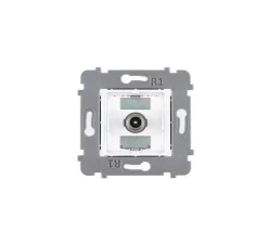 Mécanisme, M, Simple, Prise-TV x1, L7,5cm, H7,5cm - Modelec