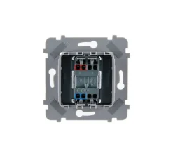 Interrupteur*Modelec Mécanisme, M, Simple, Va-et-vient ou poussoir x1, Laiton sablé, L7,5cm, H7,5cm -