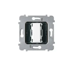 Interrupteur*Modelec Mécanisme, M, Simple, Va-et-vient ou poussoir x1, Blanc, L7,5cm, H7,5cm -