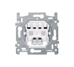 Interrupteur*Niko Mécanisme, Original, Simple, Va-et-vient x1, L7,3cm, H7,1cm -