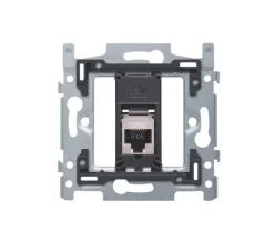 Prise*Niko Mécanisme, Pure, Simple, Prise-RJ45 STP Cat 6A x1, L7,35cm, H7,35cm -