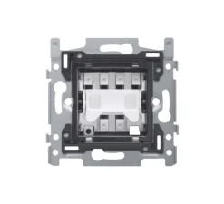 Interrupteur*Niko Mécanisme, Rocker et Toggle, Simple, Poussoir x1, L8cm, H8cm -