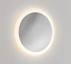 Miroir lumineux, Ascot 650 Round, blanc et argent, IP44, LED, 2700-6000K, 620-670 lm, L65cm, H65cm - Astro