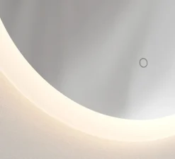 Miroir lumineux, Ascot 650 Round, blanc et argent, IP44, LED, 2700-6000K, 620-670 lm, L65cm, H65cm - Astro